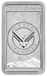 2026 10g Dune House Atreides Silver Minted Bar