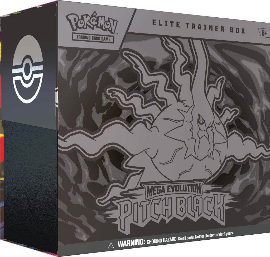 Mega Evolution— Pitch Black Elite Trainer Box (Pokemon TCG)