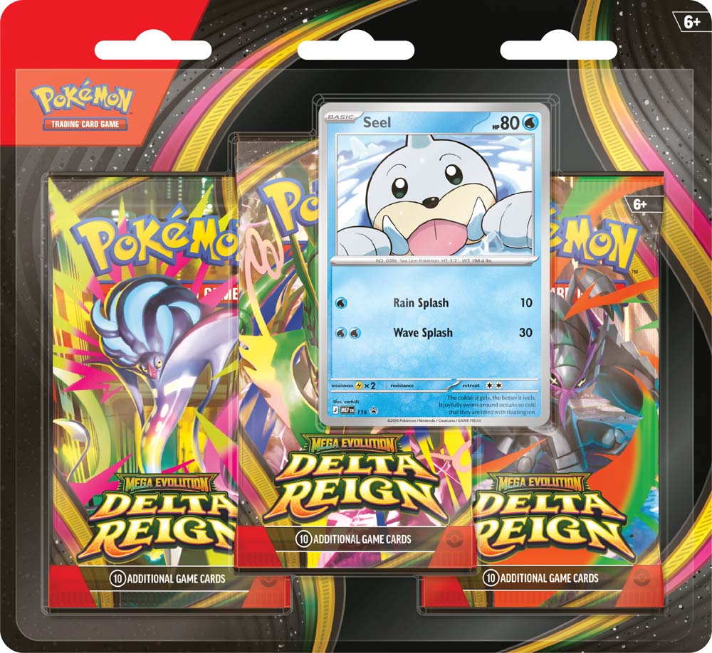 Mega Evolution—Delta Reign Three-Booster Blister