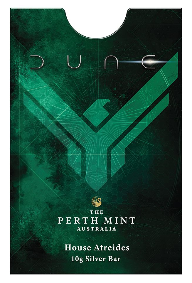 2026 10g Dune House Atreides Silver Minted Bar