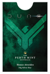 2026 10g Dune House Atreides Silver Minted Bar