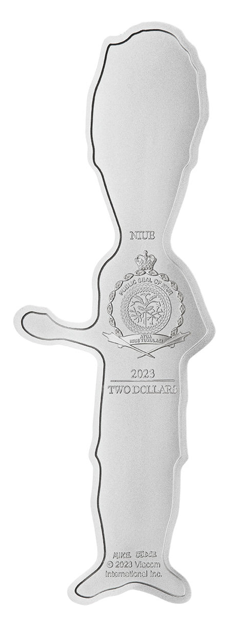 Beavis & Butt-Head 30th Anniversary -  Butt-Head 2023 1oz Shaped Silver Coin