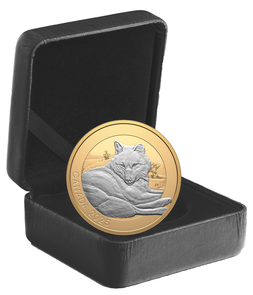 2025 Animal Portraits - Grey Wolf $20 Fine Silver Coin