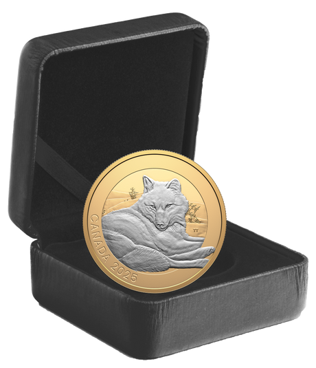 2025 Animal Portraits - Grey Wolf $20 Fine Silver Coin