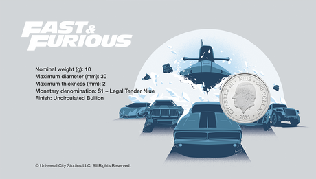 Fast & Furious 2025 $1 PNC