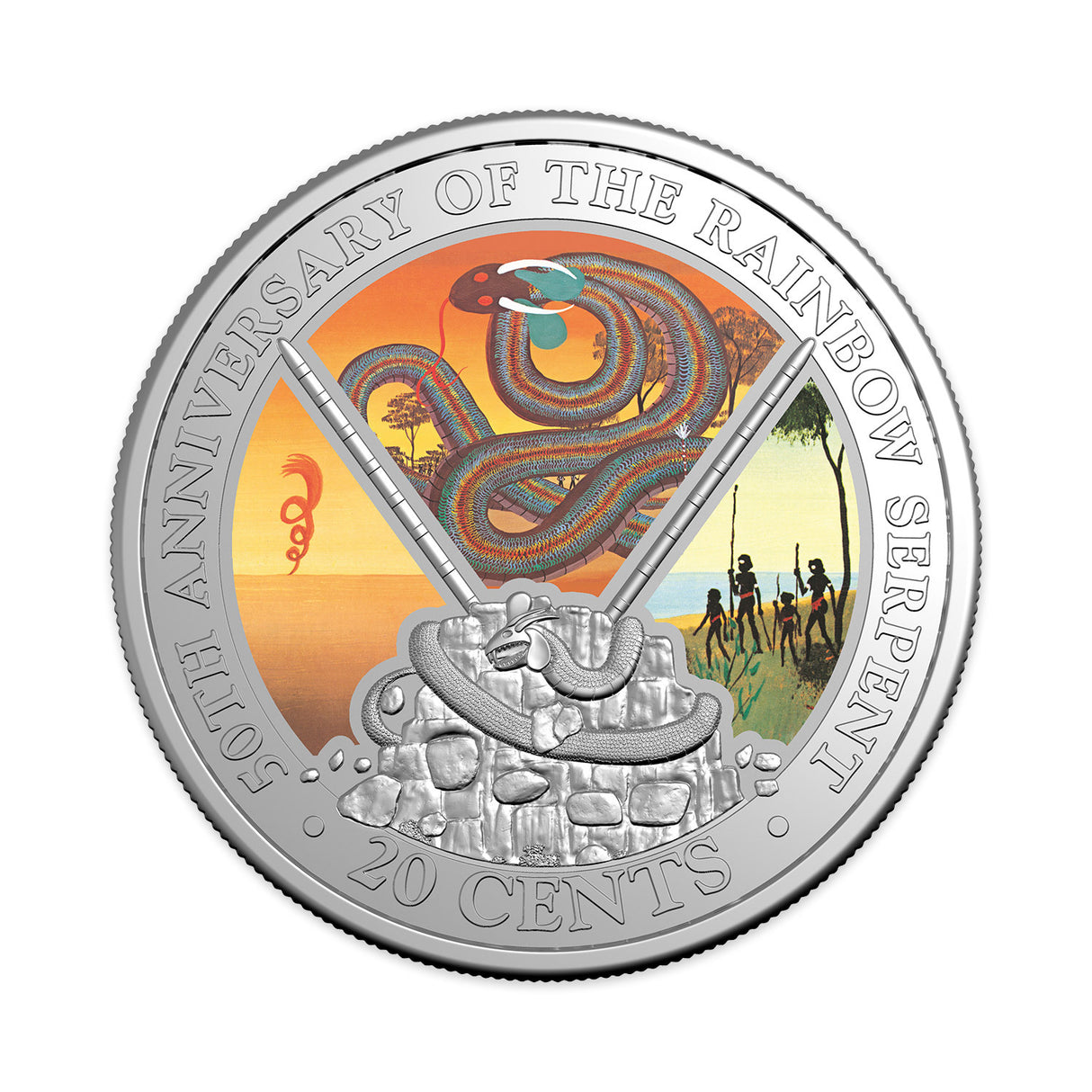 Rainbow Serpent 50th Anniversary 2025 20c PNC
