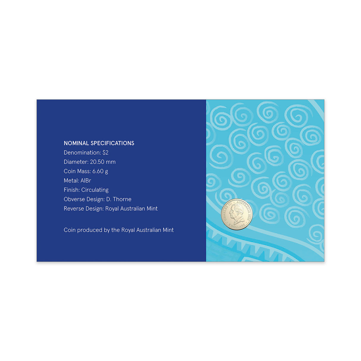 30th Anniversary of the Torres Strait Islander Flag 2025 Coloured $2 PNC (RAM)