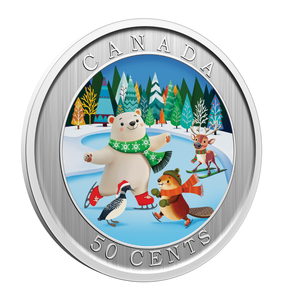 2026 50c Whimsical Winter Lenticular Coin