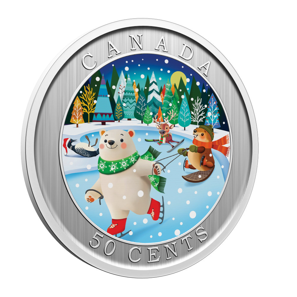 2026 50c Whimsical Winter Lenticular Coin
