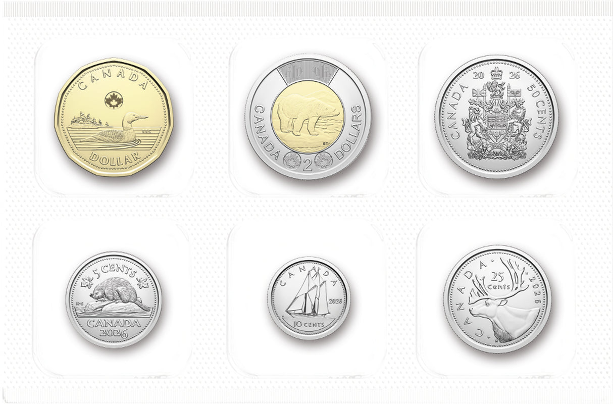 2026 Canadian Classic Uncirculated Coin Set