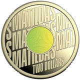 2026 $2 Matildas Coloured AlBr Proof Coin