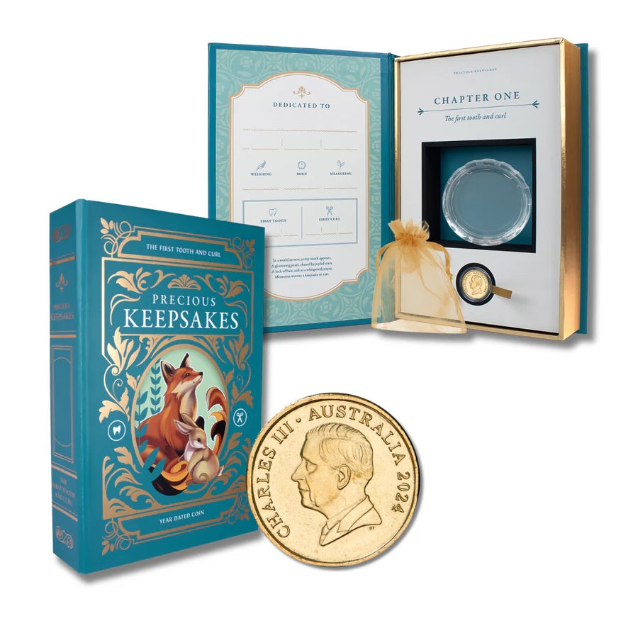 Baby's Precious Keepsakes Box with 2024 $2 Coin