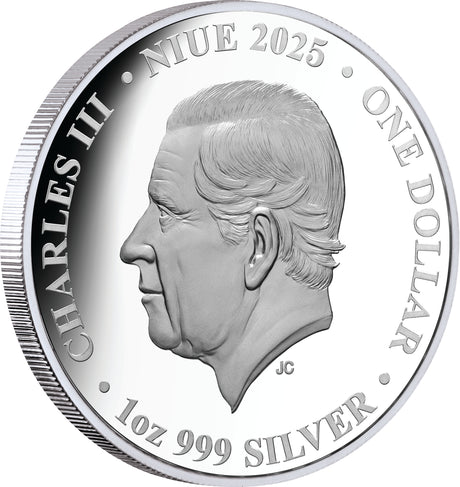 Richter Scale 2025 1oz Coloured Silver Proof Coin