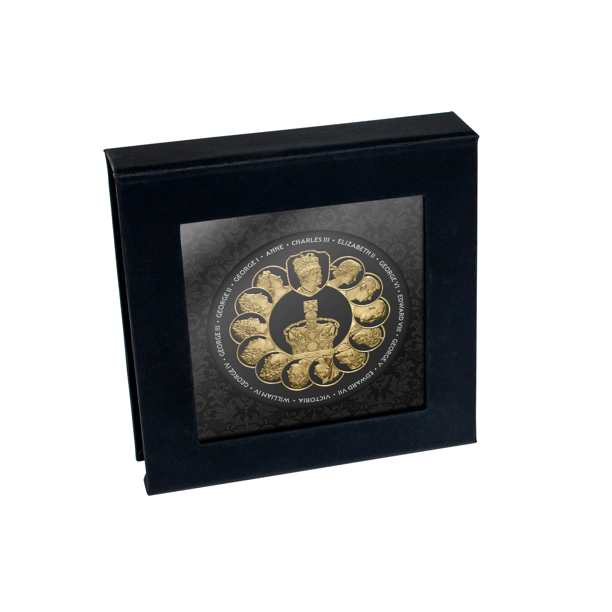 Monarchs Of Britain 2025 1oz Gold Plated Silver Proof Coin