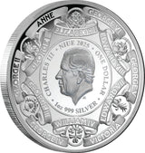 Monarchs Of Britain 2025 1oz Gold Plated Silver Proof Coin