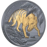 2026 1oz Tasmanian Tiger Gold-plated Silver Black Proof Coin