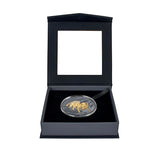 2026 1oz Tasmanian Tiger Gold-plated Silver Black Proof Coin