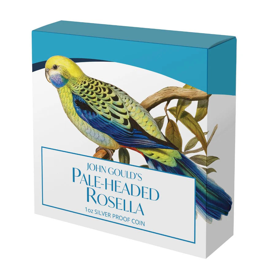 2026 1oz Birds of Australia Pale-Headed Rosella Silver Proof Coin