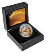 2026 1oz Colours of Australia Golden Deserts Coloured Silver Proof Coin