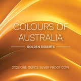 2026 1oz Colours of Australia Golden Deserts Coloured Silver Proof Coin
