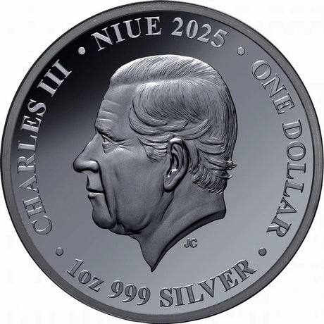 2025 $1 1oz Honey Bee Gilded Black Silver Proof Coin