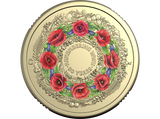 2025 $2 80 Years On Remembering the Second World War C Mintmark Coloured Uncirculated Coin in Card