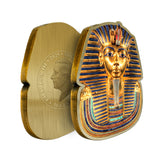 2025 50c Tutankhamun Death Mask 100th Anniversary Shaped Coin