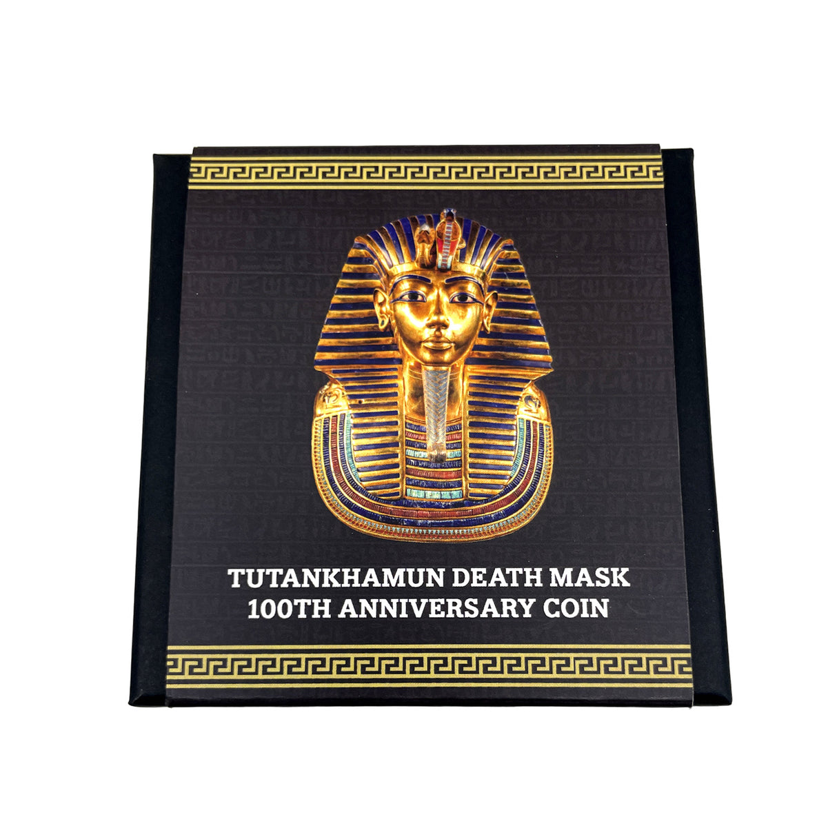 2025 50c Tutankhamun Death Mask 100th Anniversary Shaped Coin