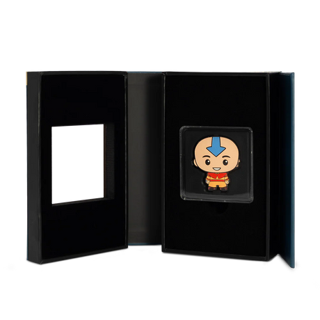 Nickelodeon Avatar The Last Airbender - Aang 1oz Silver Coloured Chibi Coin