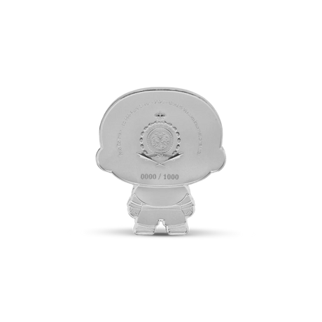 Nickelodeon Avatar The Last Airbender - Aang 1oz Silver Coloured Chibi Coin