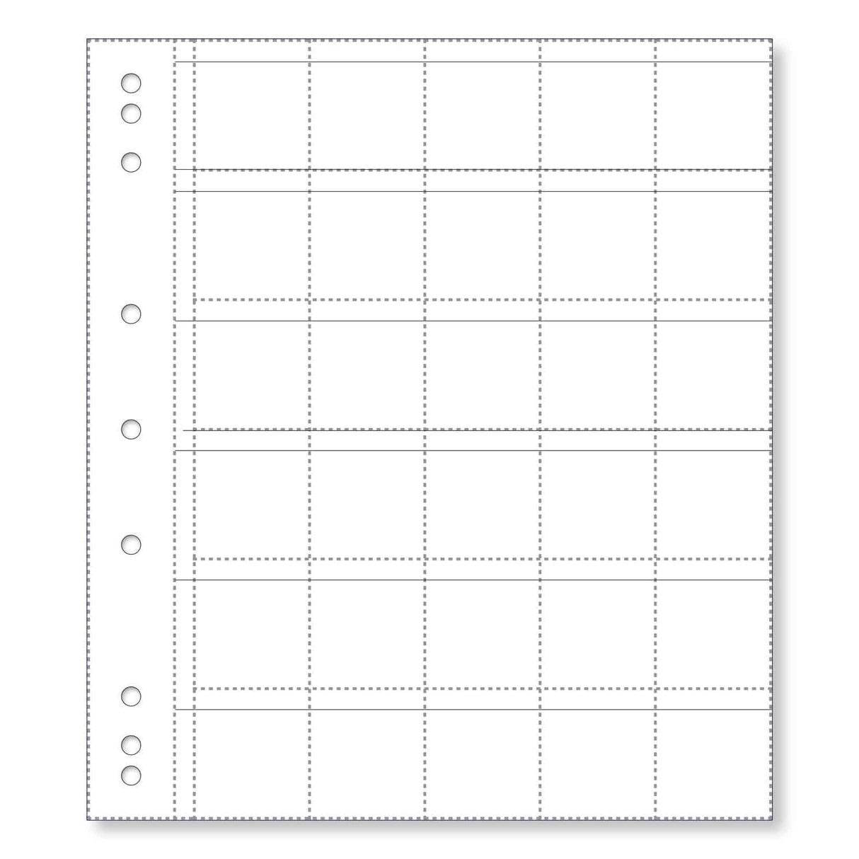 Renniks Coin Album Pages 30 Pocket 10 Pack