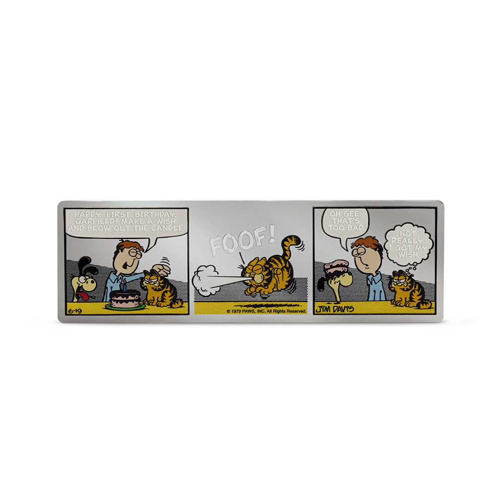 Nickelodeon - Garfield's 1st Birthday 2025 1oz Silver Coloured Proof Coin