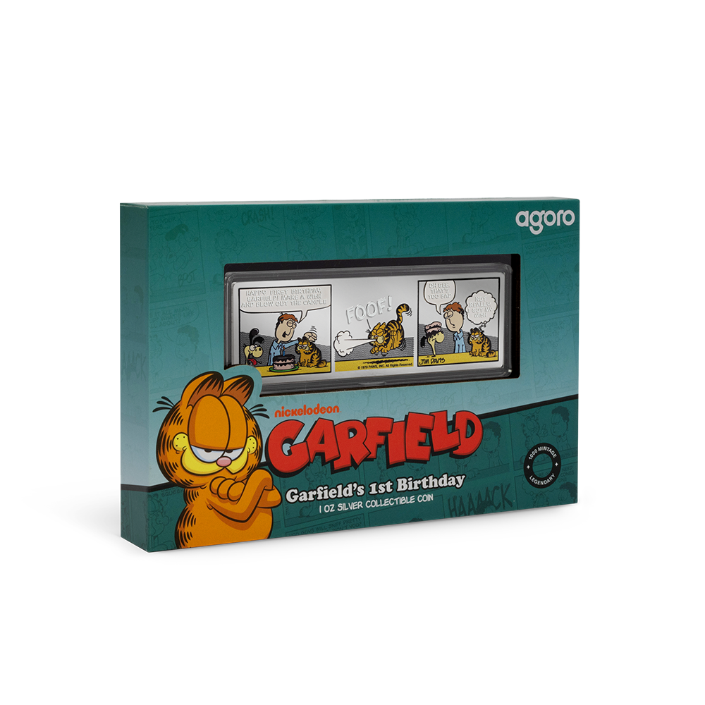 Nickelodeon - Garfield's 1st Birthday 2025 1oz Silver Coloured Proof Coin