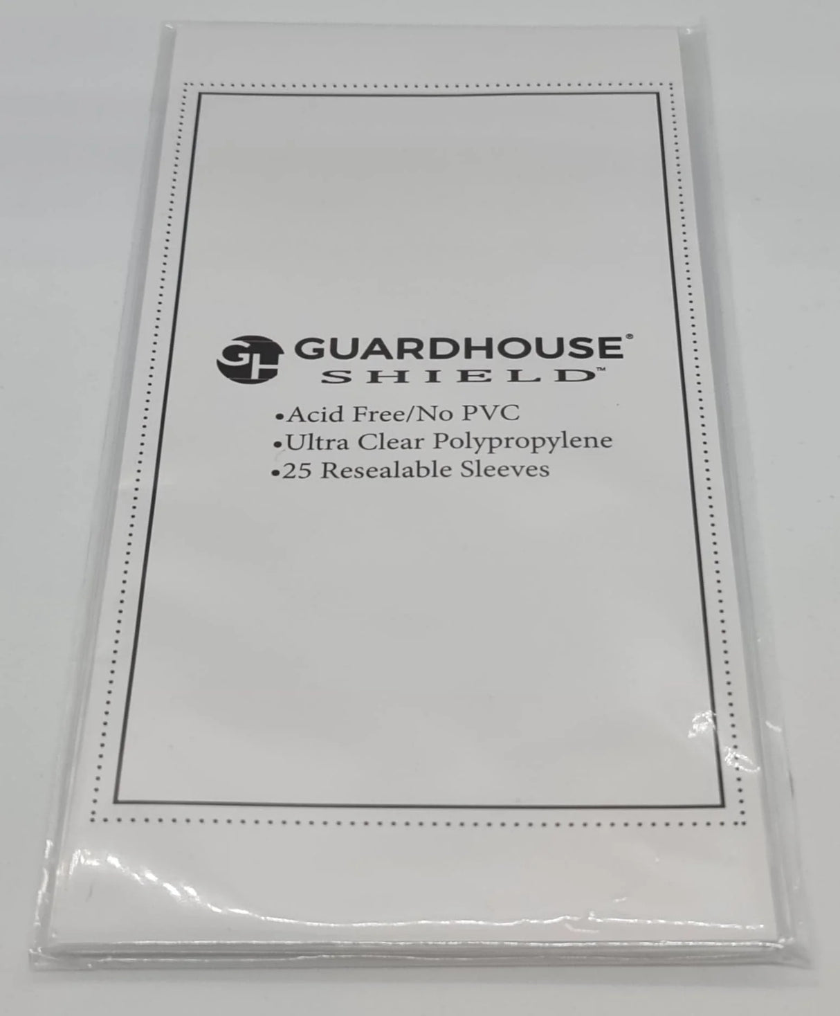 Guardhouse Shield Protective Sleeves for Larger Carded Coins - Pk 25