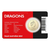 2024 $1 NRL St George Illawarra Dragons Team Uncirculated Coin Card