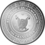 2026 1/4oz Cameroon Cinco Grandes Gila Monster Silver Coloured Proof Coin