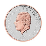 2026 1oz Native Impressions: Wedge-Tailed Eagle Silver Super Incused Rose Gold Coin