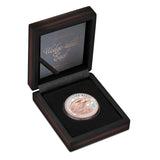 2026 1oz Native Impressions: Wedge-Tailed Eagle Silver Super Incused Rose Gold Coin