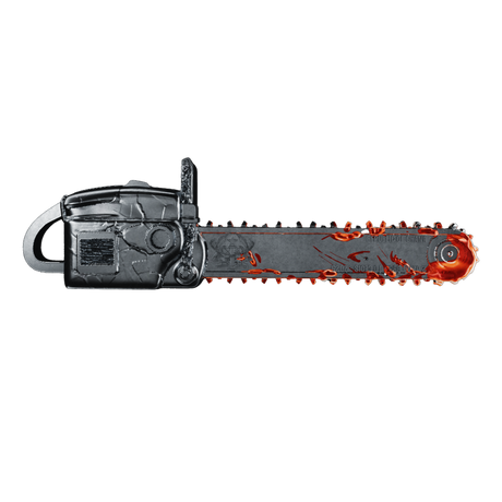 Bloody Chainsaw Shaped 2025 2 oz Silver Coin