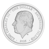 2025 1oz Oriental Dwarf Kingfisher Coloured Silver Proof