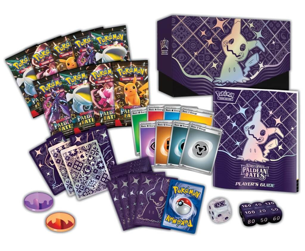 Paldean Fates (Scarlet & Violet) - Elite Trainer Box (ETB) (Pokemon TCG)