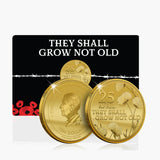 2026 1/1000oz They Shall Grow Not Old Solid Gold Coin