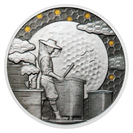 Beekeeping 2025 1oz Silver Medal