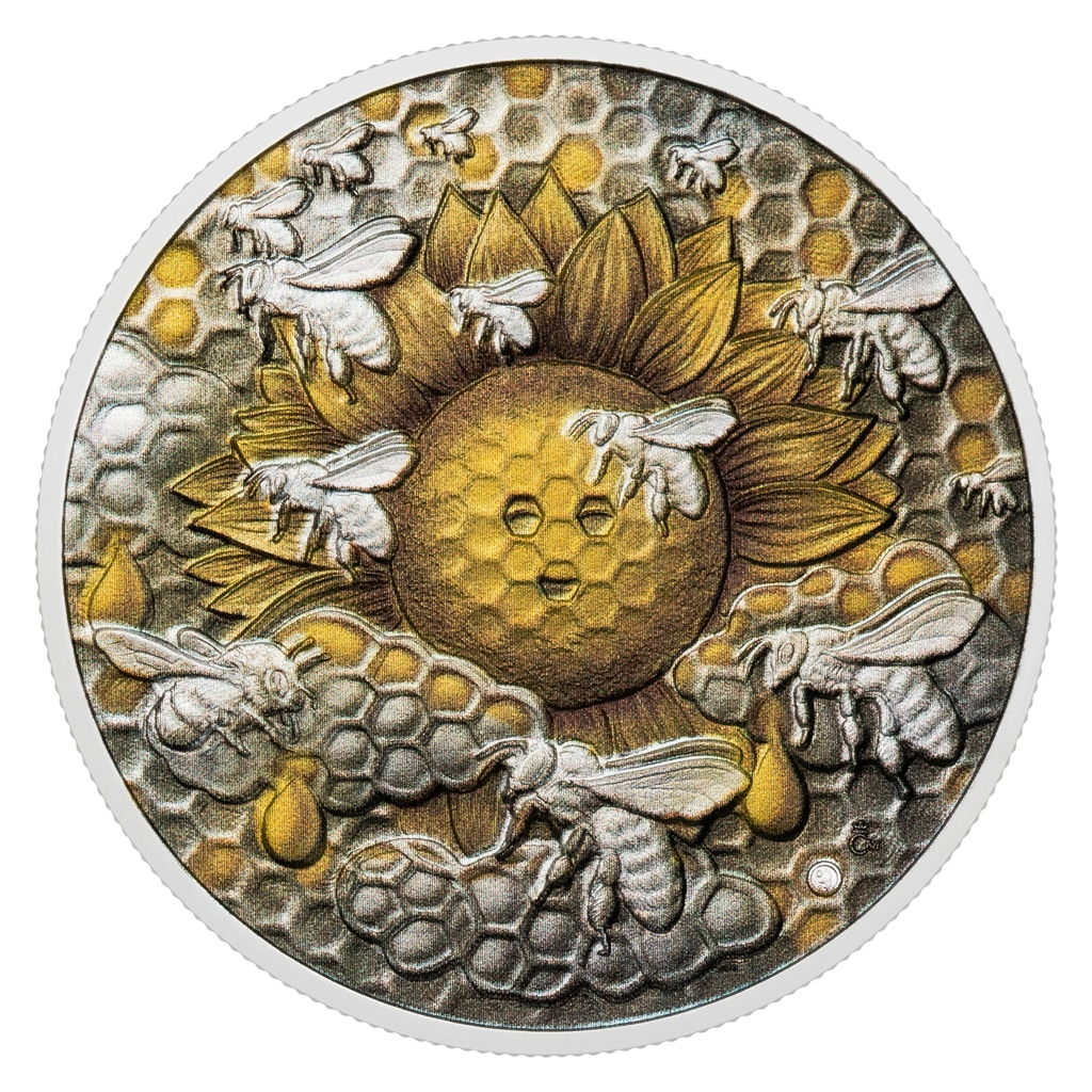 Beekeeping 2025 1oz Silver Medal