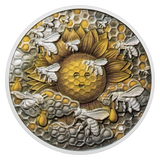 Beekeeping 2025 1oz Silver Medal