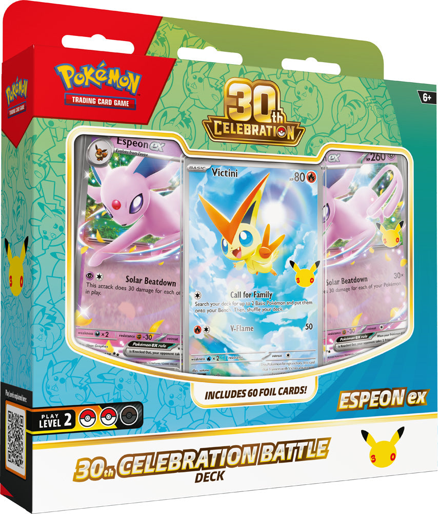 30th Celebration Battle Deck— Espeon ex / Umbreon ex (Pokemon TCG)