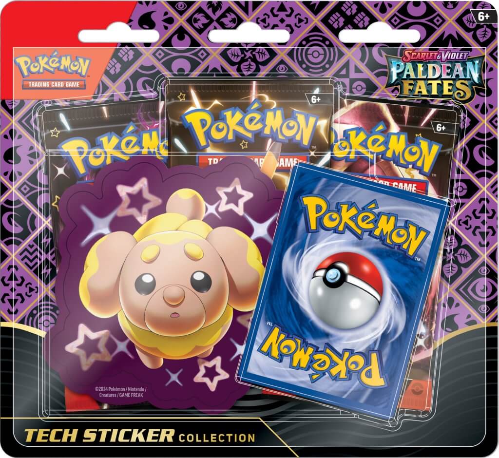 Scarlet & Violet 4.5 Paldean Fates Tech Sticker Blister (Pokemon TCG)