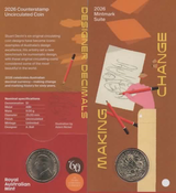 2026 $1 60th Anniversary of Decimal Currency - Australia Map Counterstamp - Individual Card