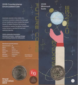 2026 $1 60th Anniversary of Decimal Currency - Australia Map Counterstamp - Individual Card