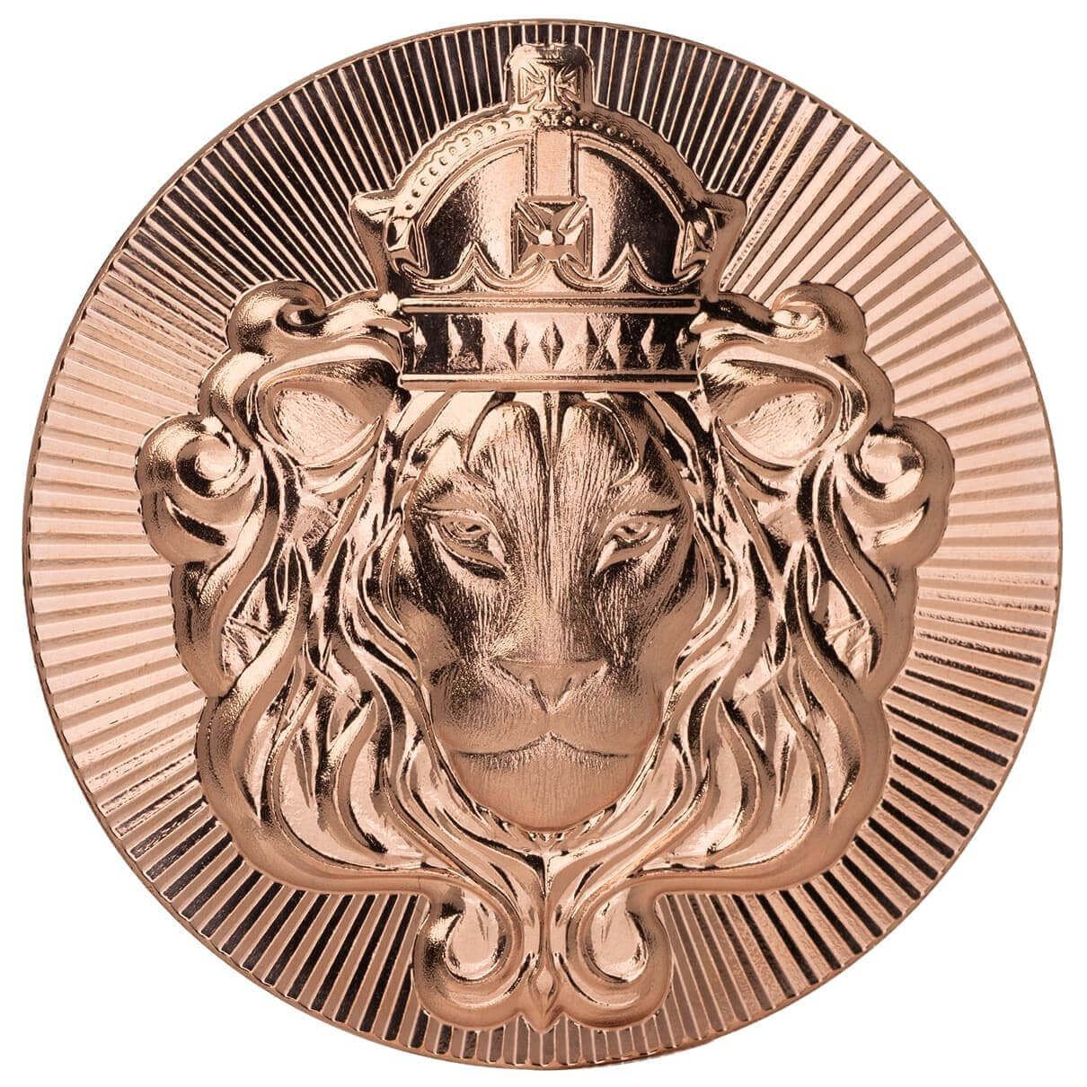 Scottsdale Lion Stacker 1 AVDP oz Copper Round